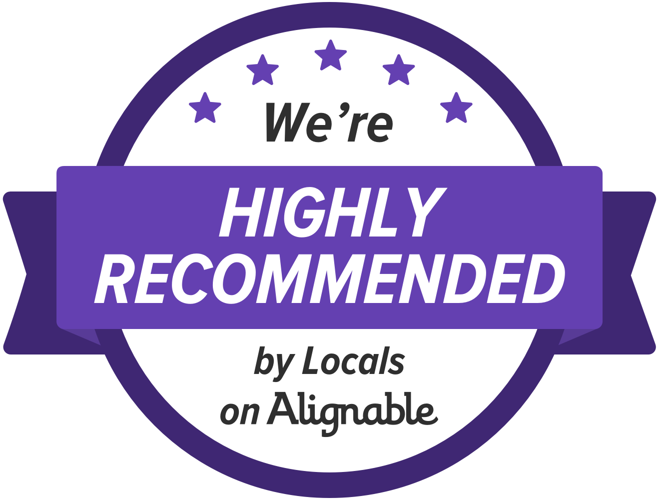 Recommended by Over 30 Locals On Alignable!