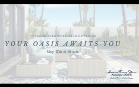 Outdoor Furniture Grand Opening By American Factory Direct 1525727562 Pic 1 Our Covington Showroom Will Be Exclusively Offering New Outdoor Patio Furniture